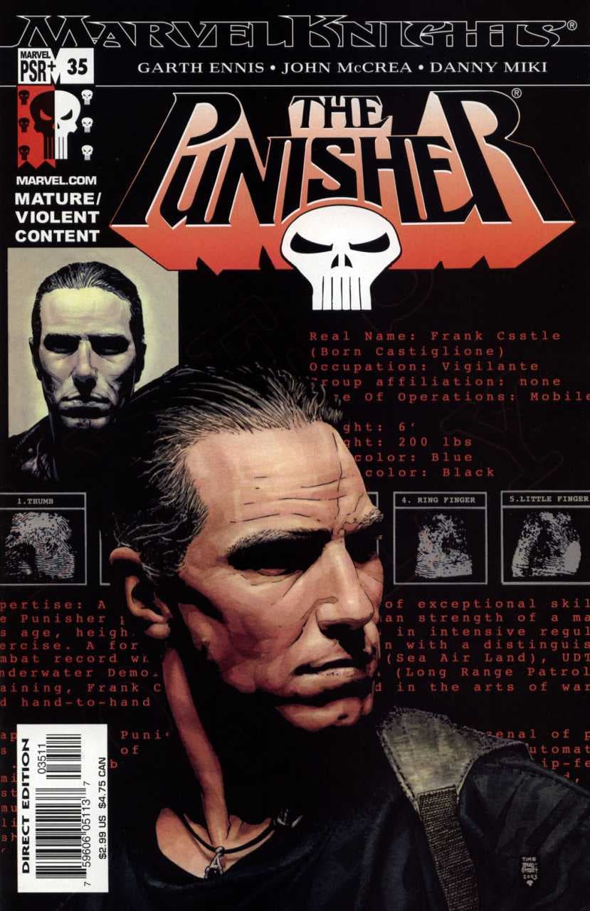 The Punisher #35 cover