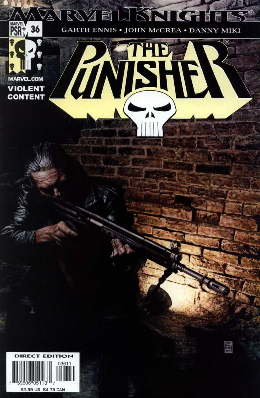 The Punisher #36 cover