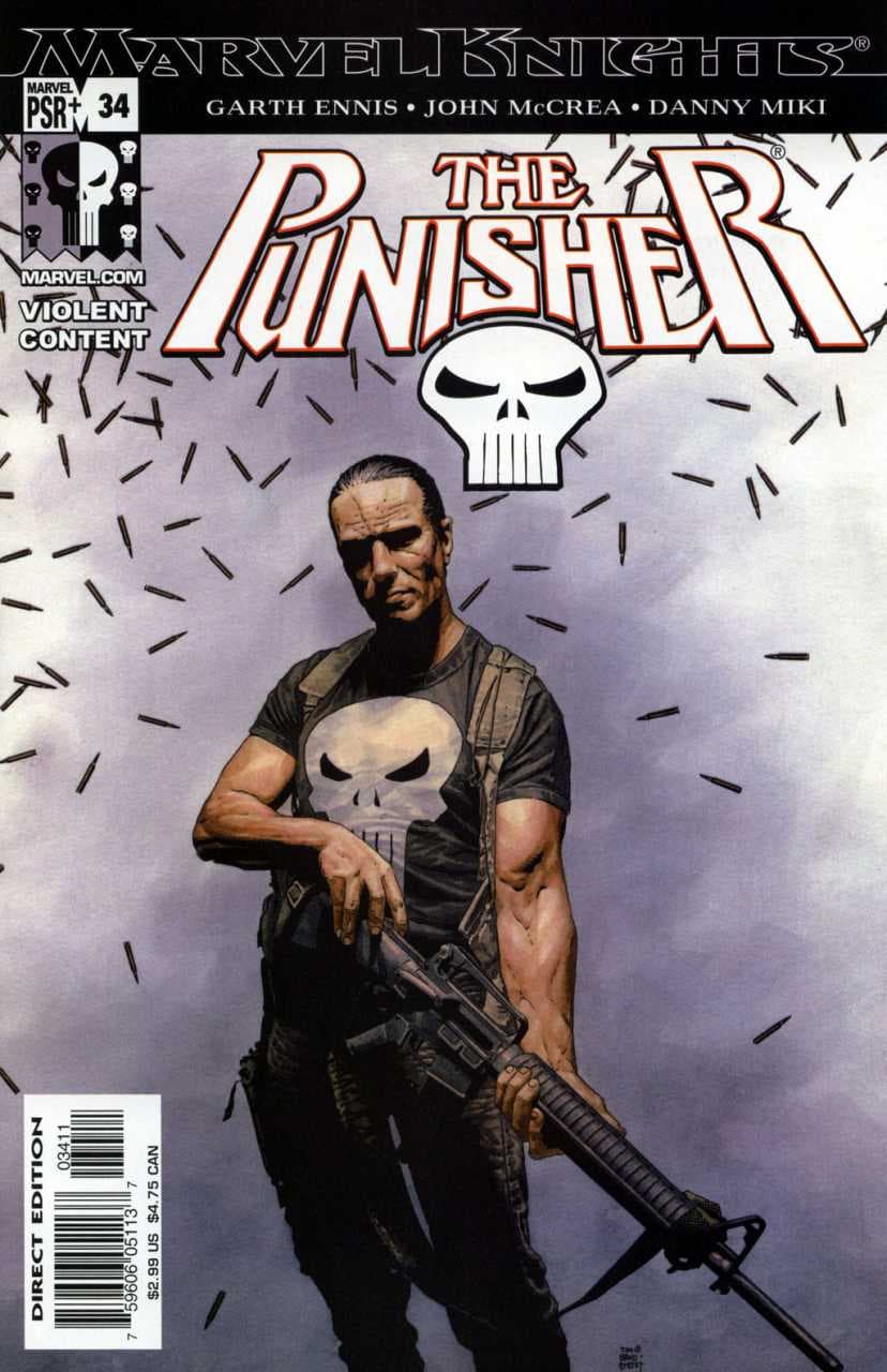 The Punisher #34 cover
