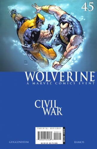 Wolverine #45 cover