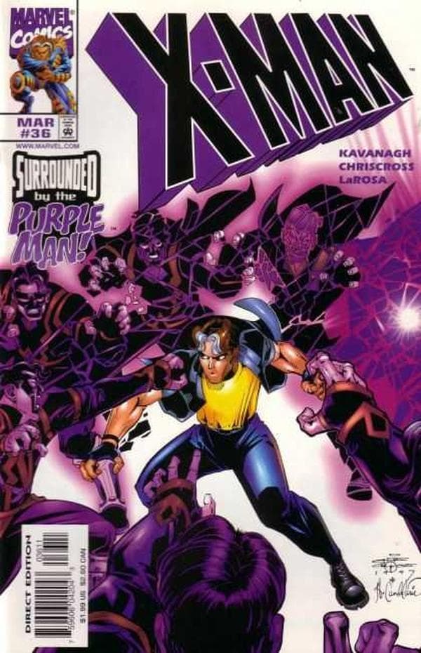 X-Man #36 cover