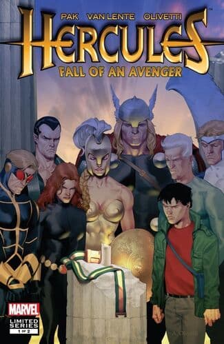 Hercules: Fall of an Avenger #1 cover
