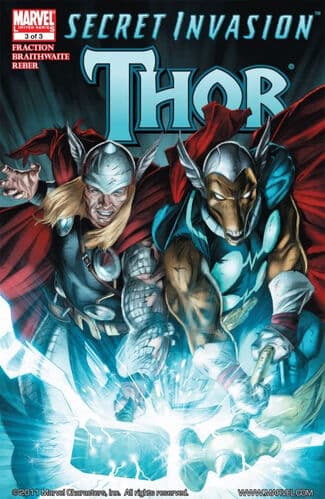 Secret Invasion: Thor #3 cover