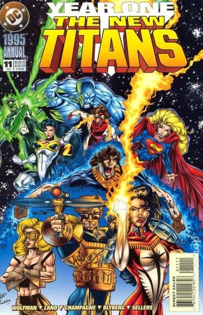 The New Titans Annual #11 cover