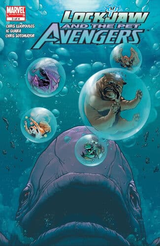 Lockjaw and the Pet Avengers #3 cover