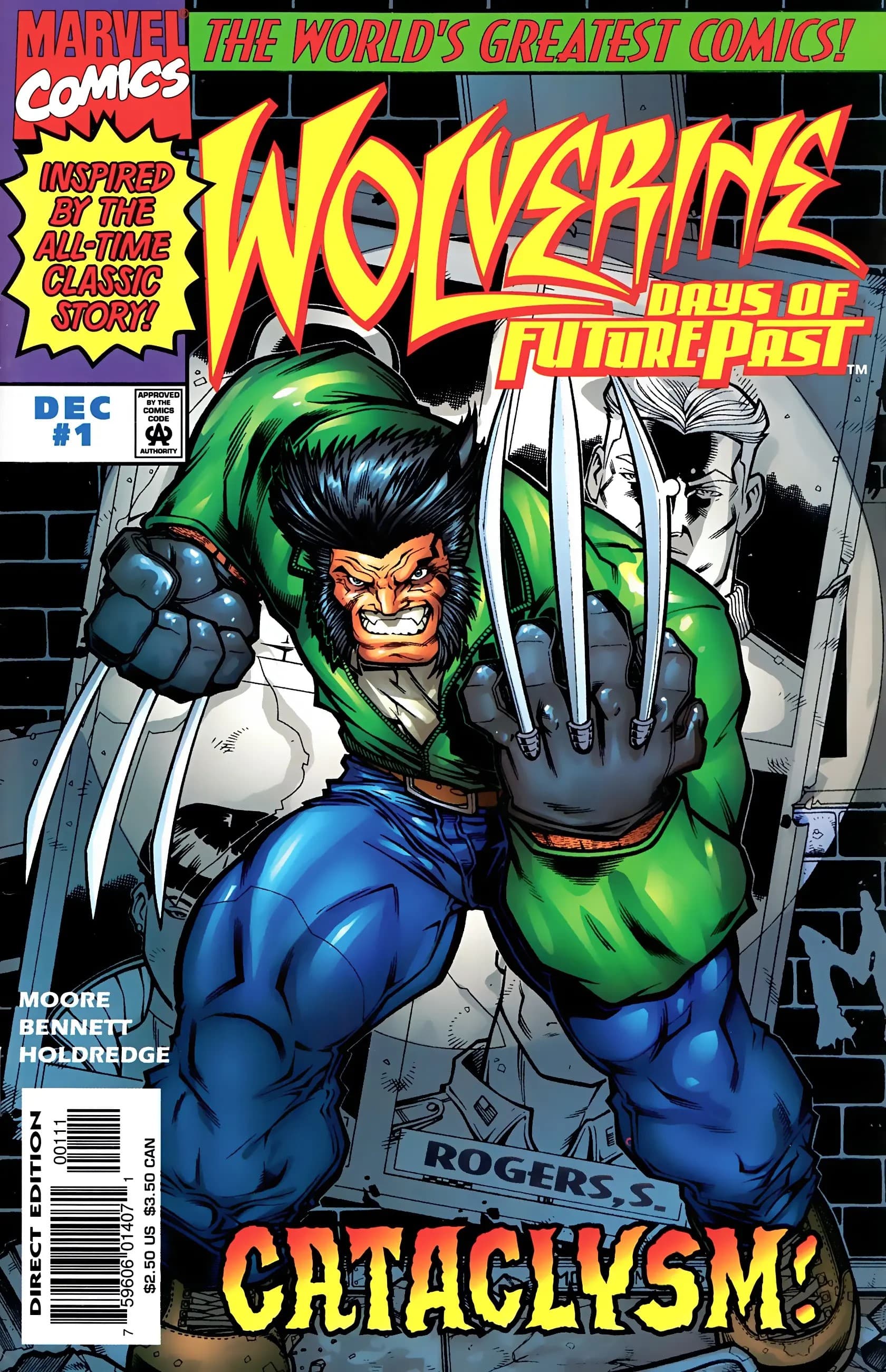 Wolverine: Days of Future Past #1 cover