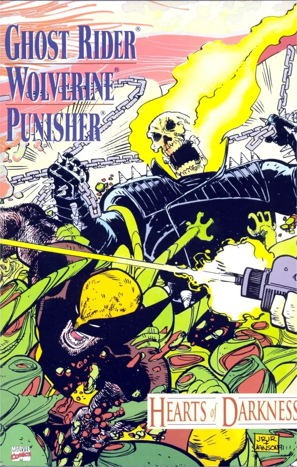 Ghost Rider, Wolverine, Punisher: Hearts of Darkness #1 cover