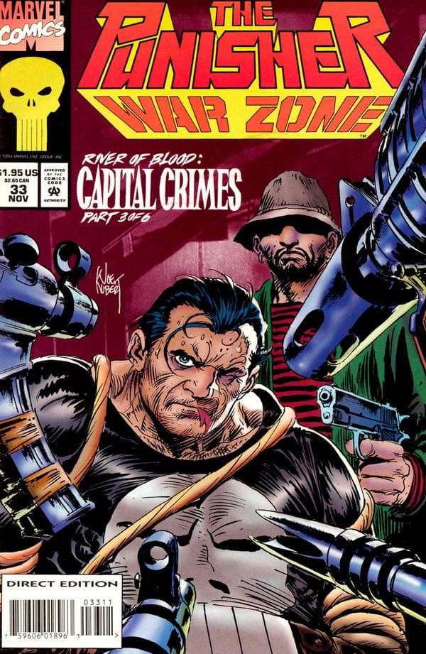 The Punisher: War Zone #33 cover