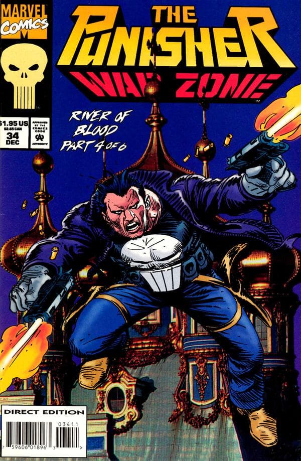 The Punisher: War Zone #34 cover