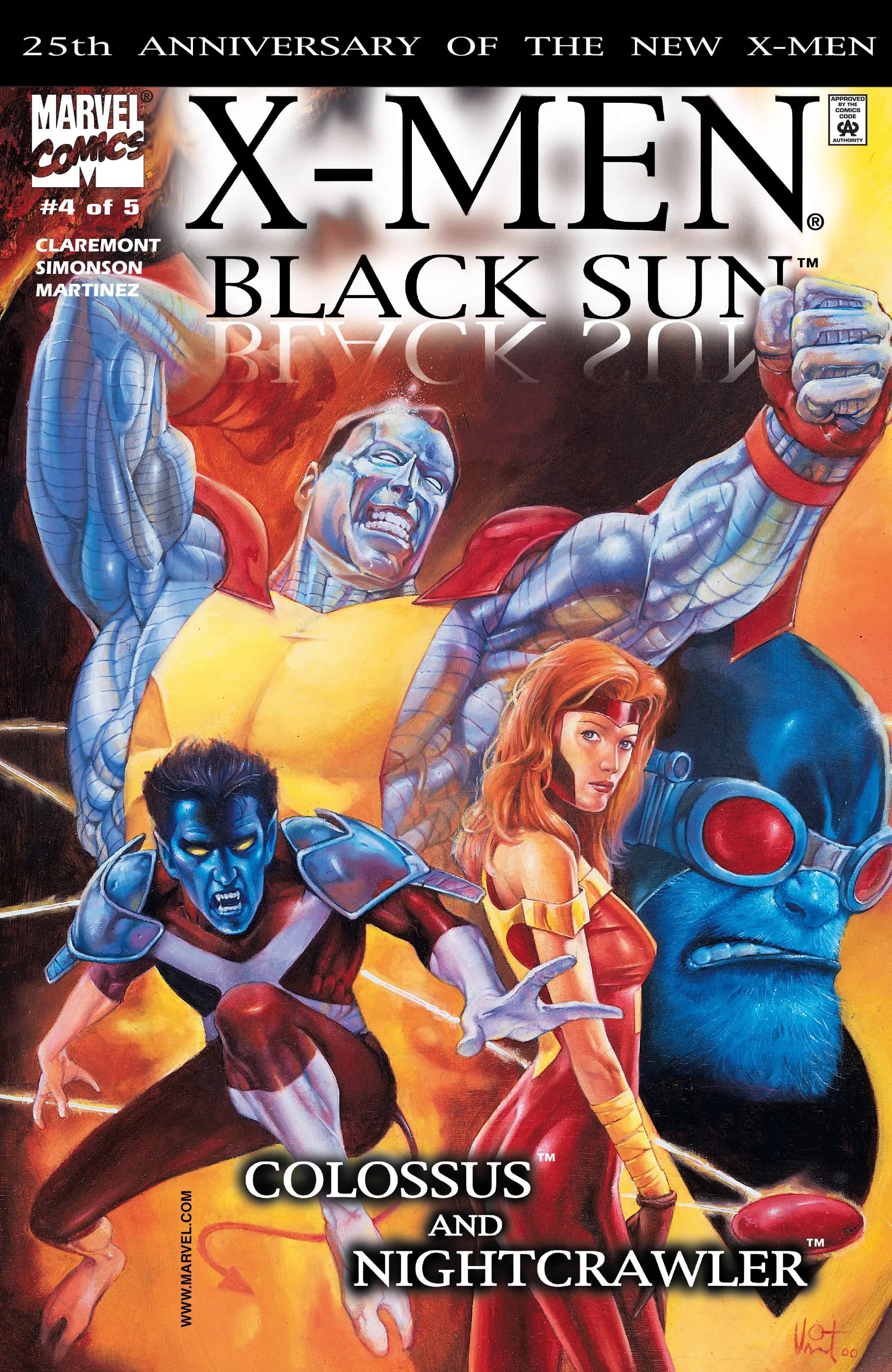 Black Sun: Colossus and Nightcrawler cover — © Marvel Comics