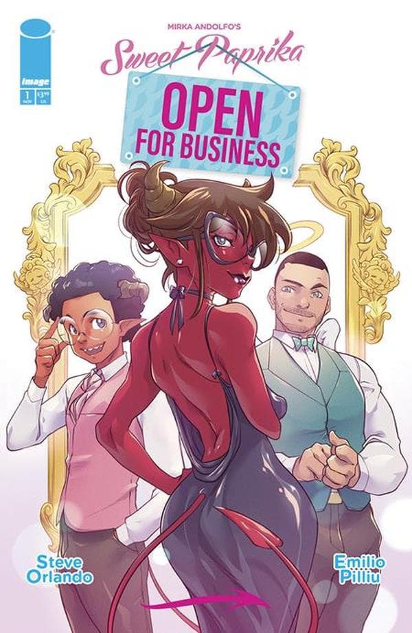 Mirka Andolfo's Sweet Paprika: Open for Business cover — © Image Comics