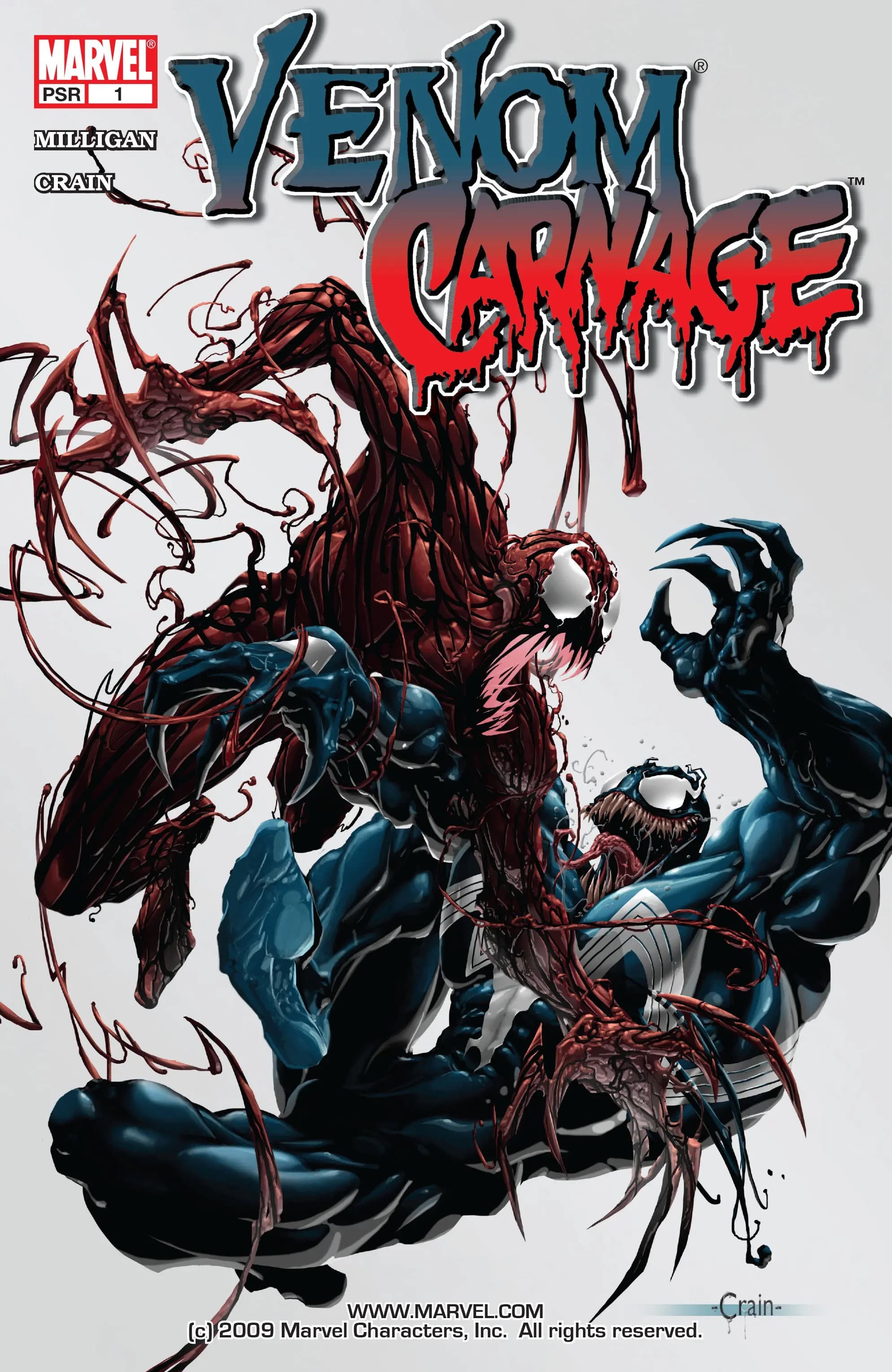 Venom vs. Carnage #1 cover