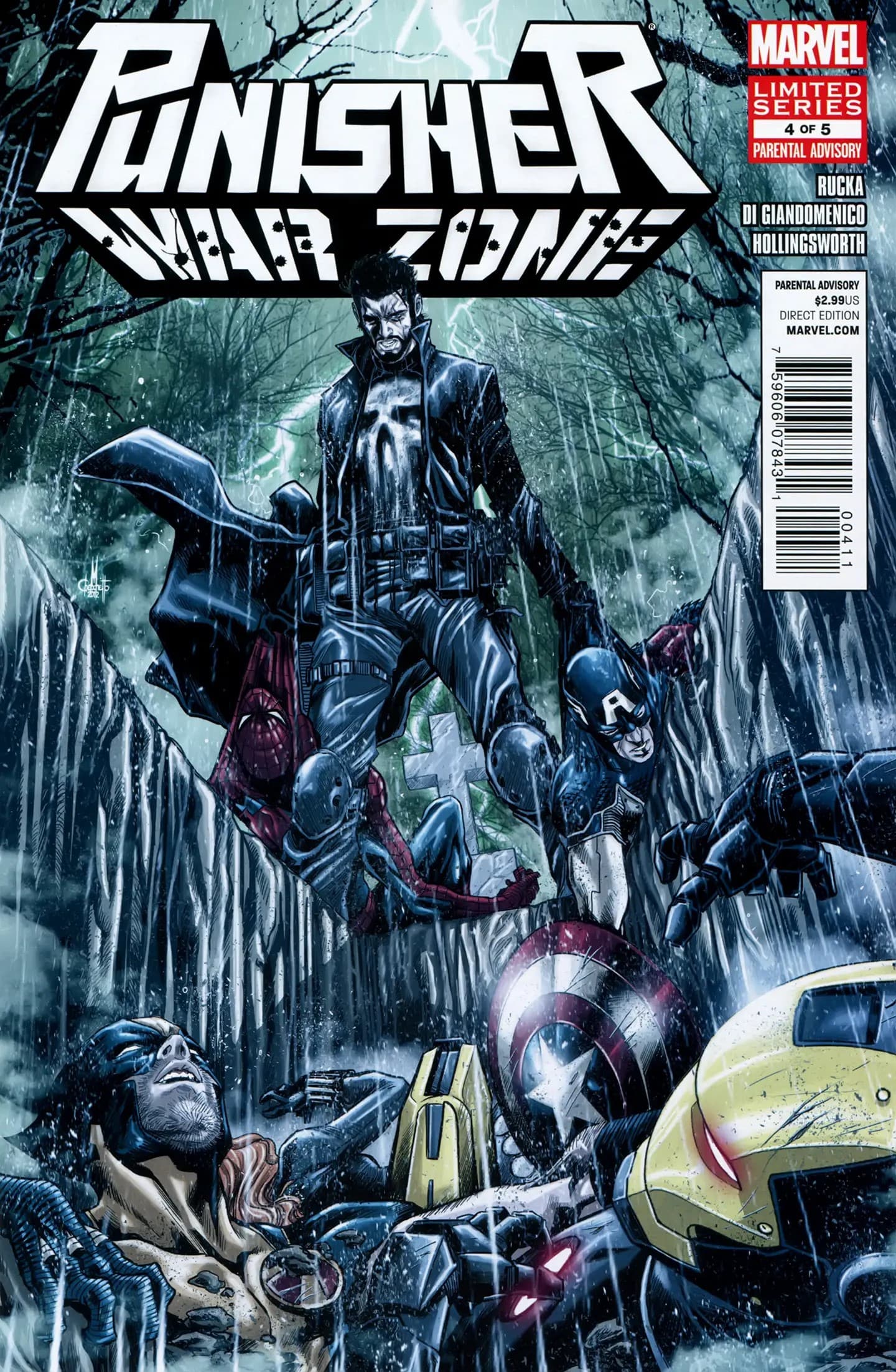 Punisher: War Zone #4 cover