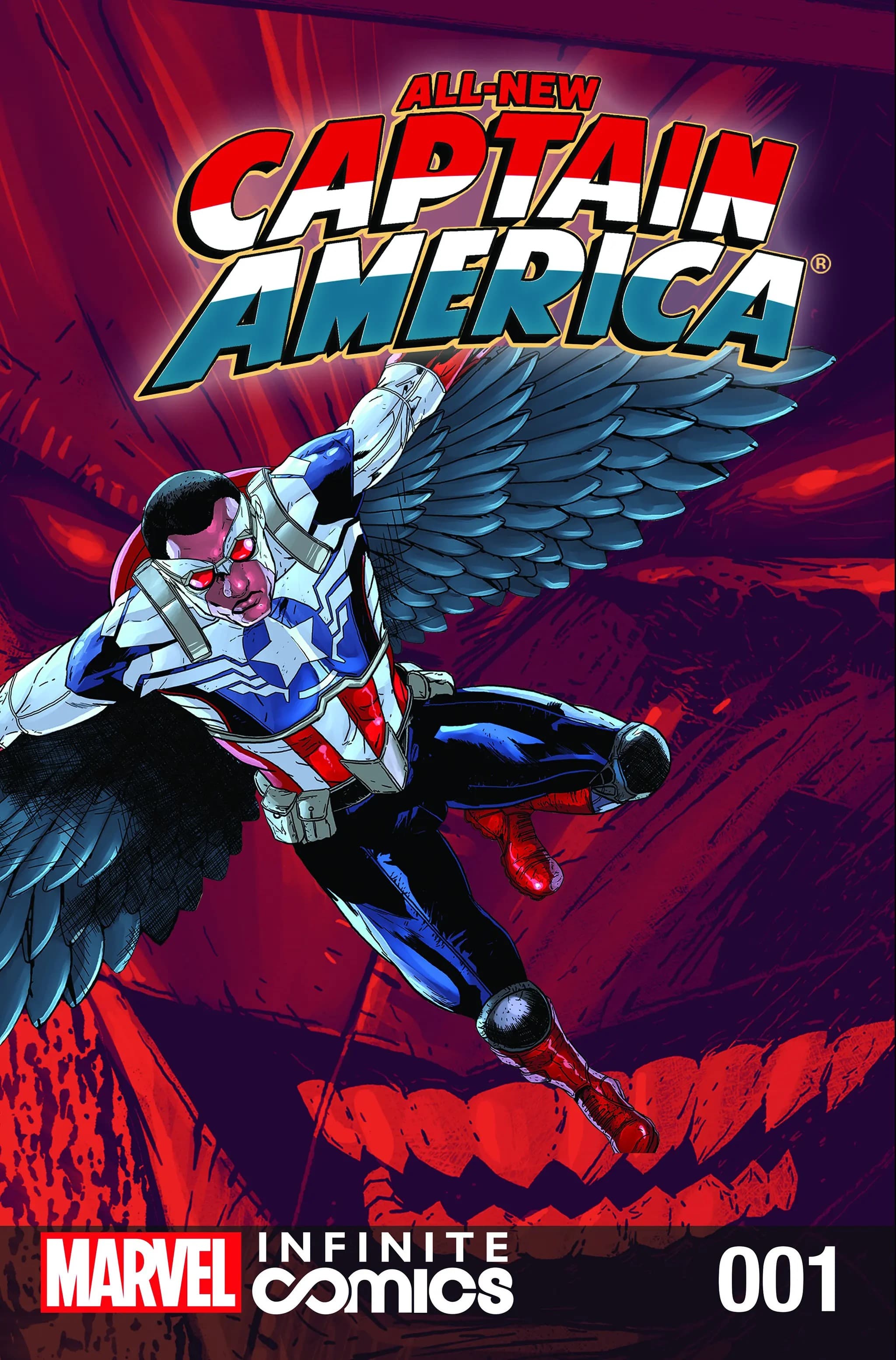 All-New Captain America: Fear Him Infinite Comic #1 cover