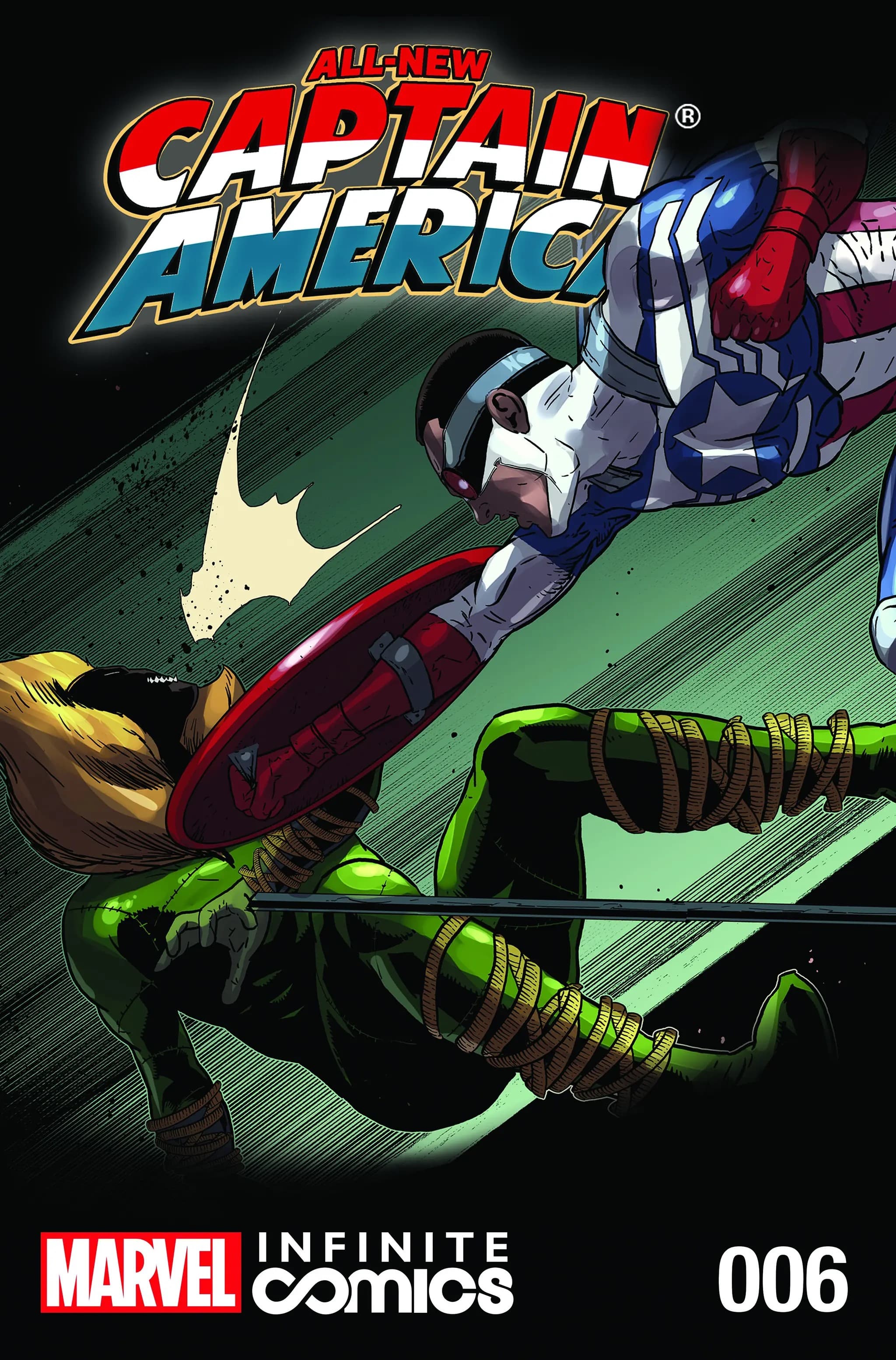 All-New Captain America: Fear Him Infinite Comic #6 cover