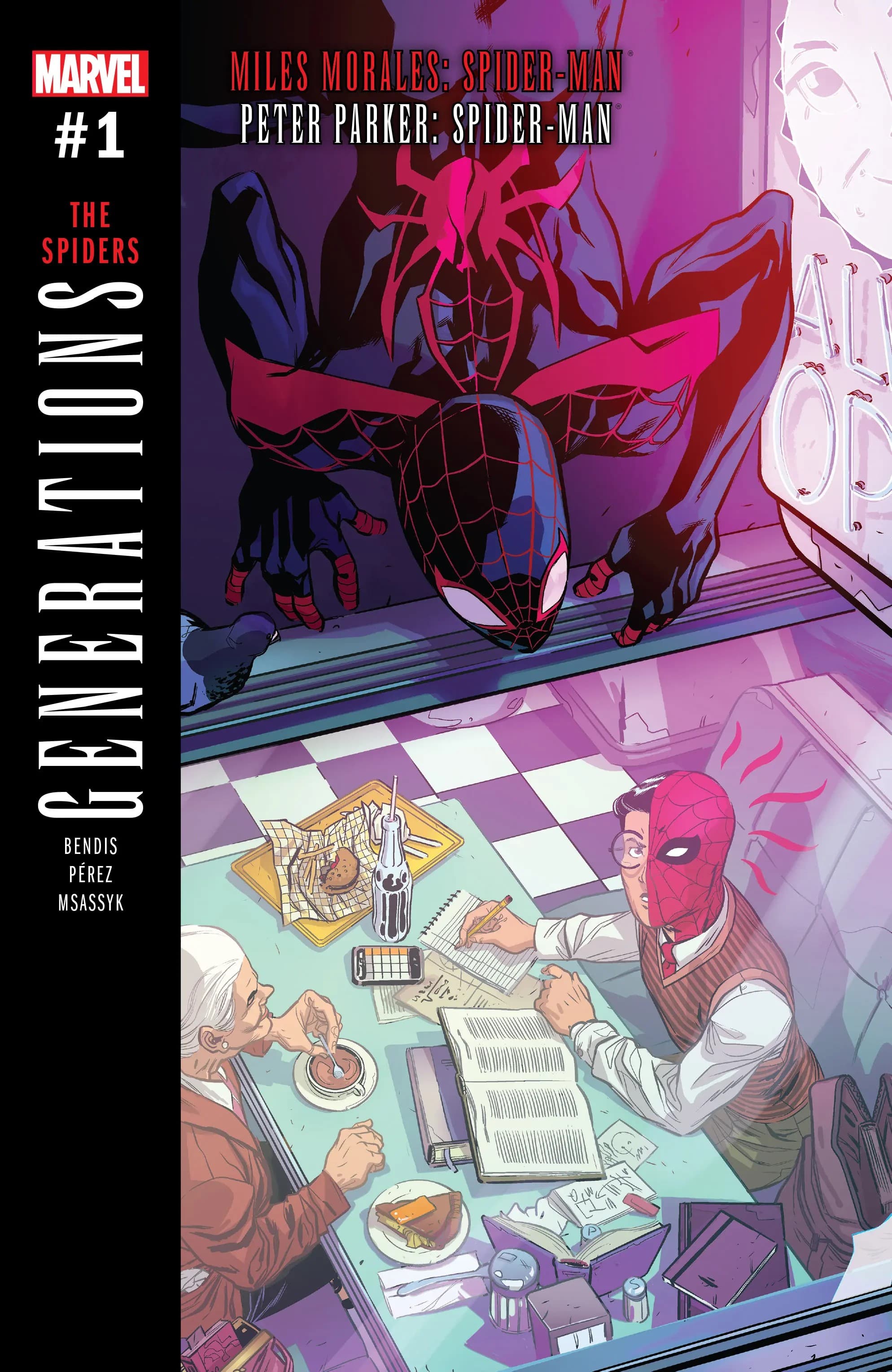 Generations: Miles Morales: Spider-Man & Peter Parker: Spider-Man #1 cover