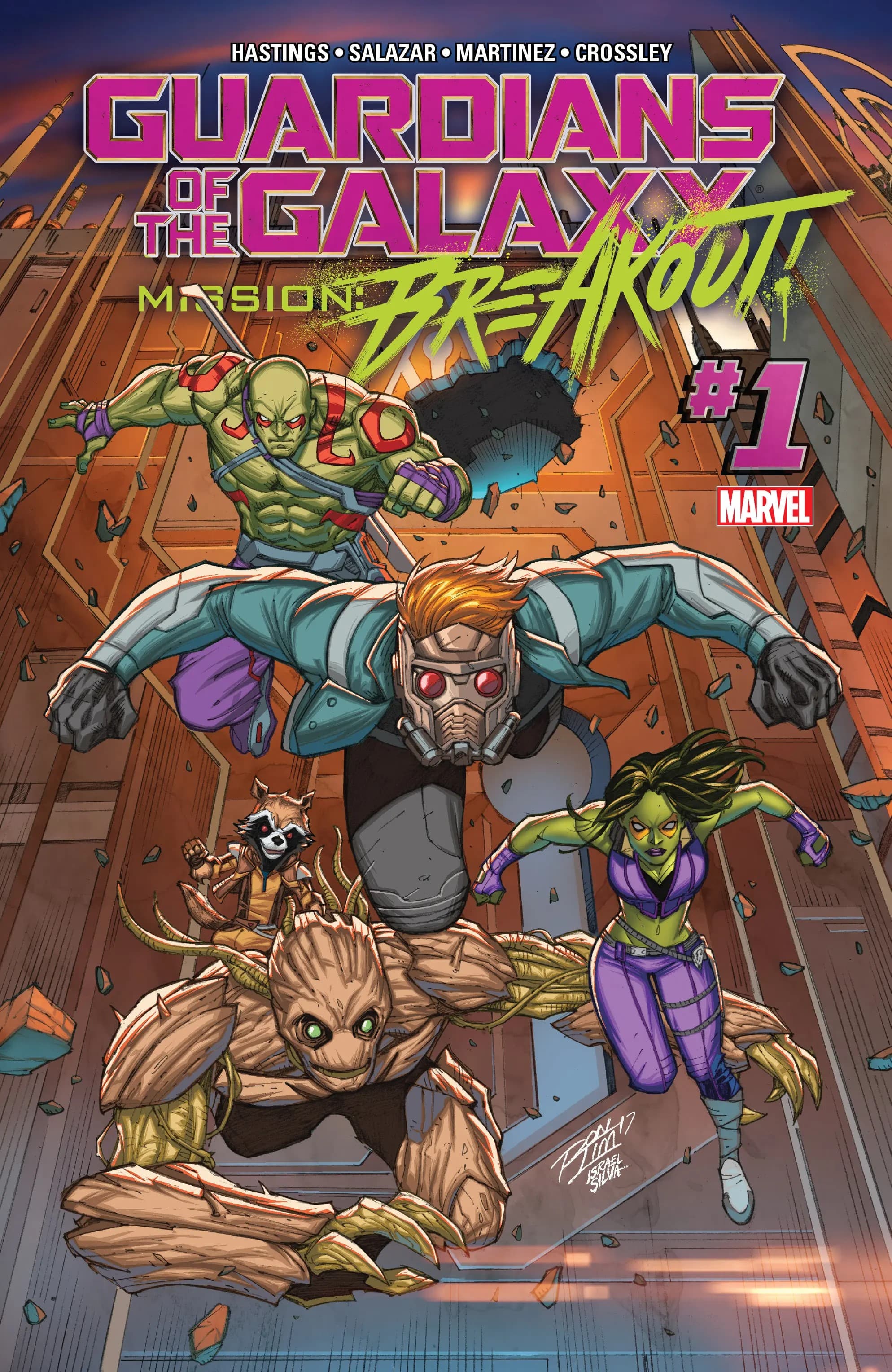 Guardians of the Galaxy: Mission Breakout cover — © Marvel Comics