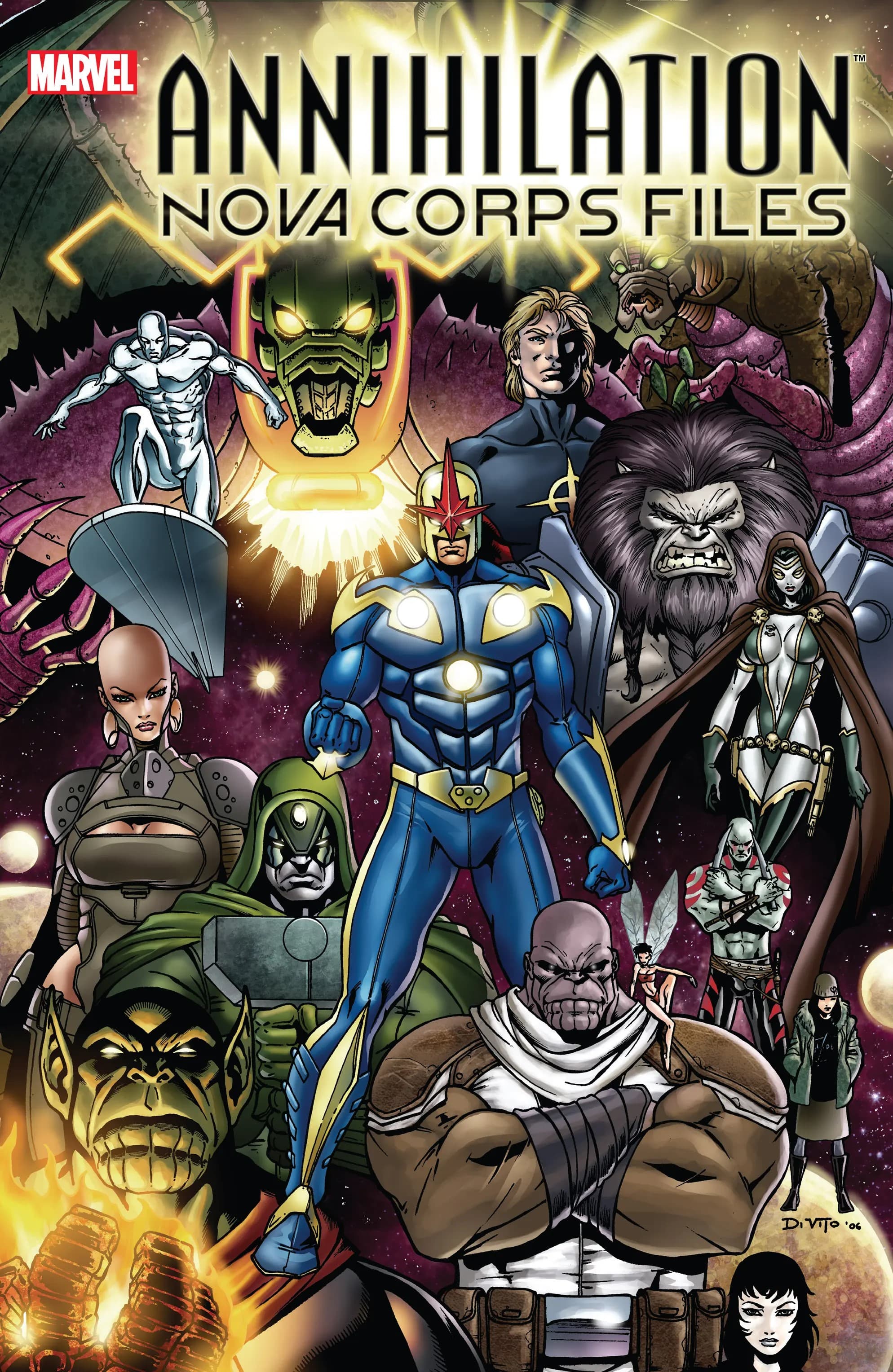 Annihilation: The Nova Corps Files cover — © Marvel Comics