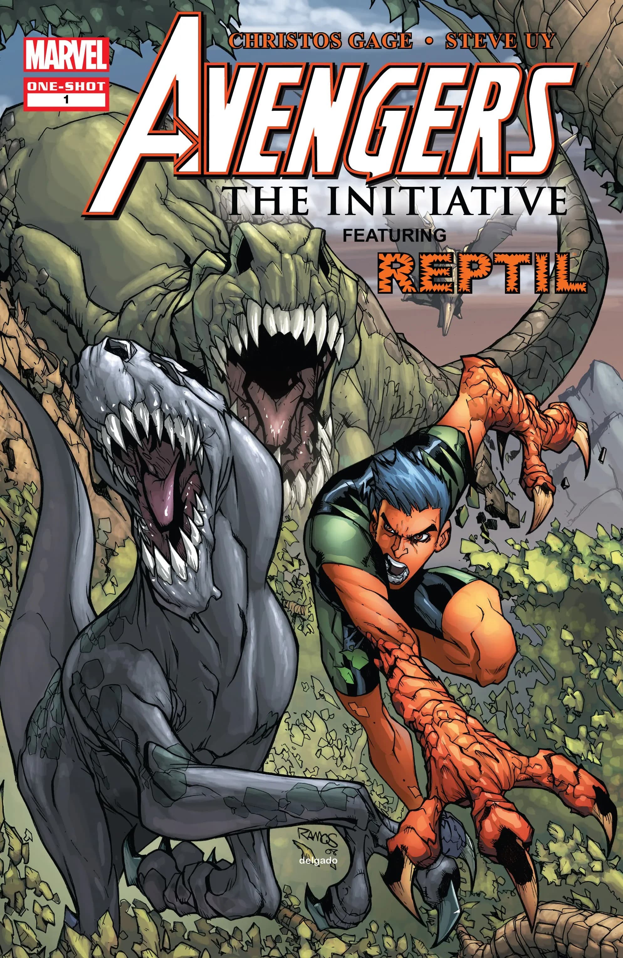 Avengers: The Initiative Featuring Reptil cover — © Marvel Comics