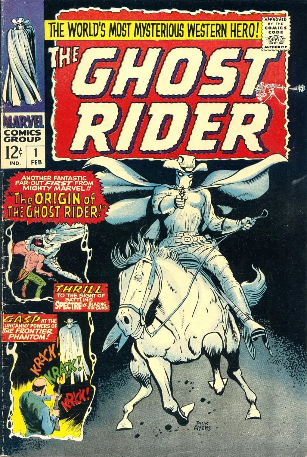 The Ghost Rider cover — © Marvel Comics