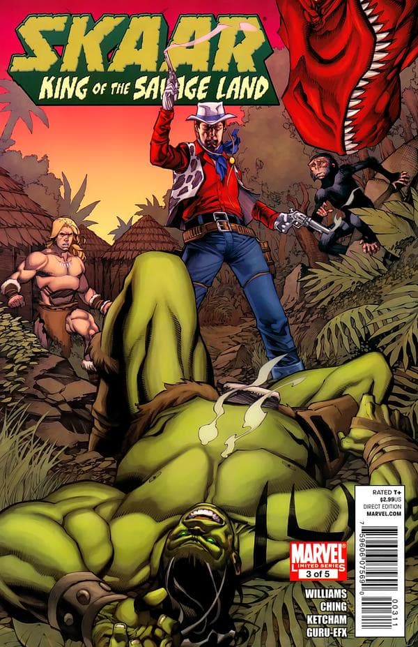 Skaar: King of the Savage Land #3 cover