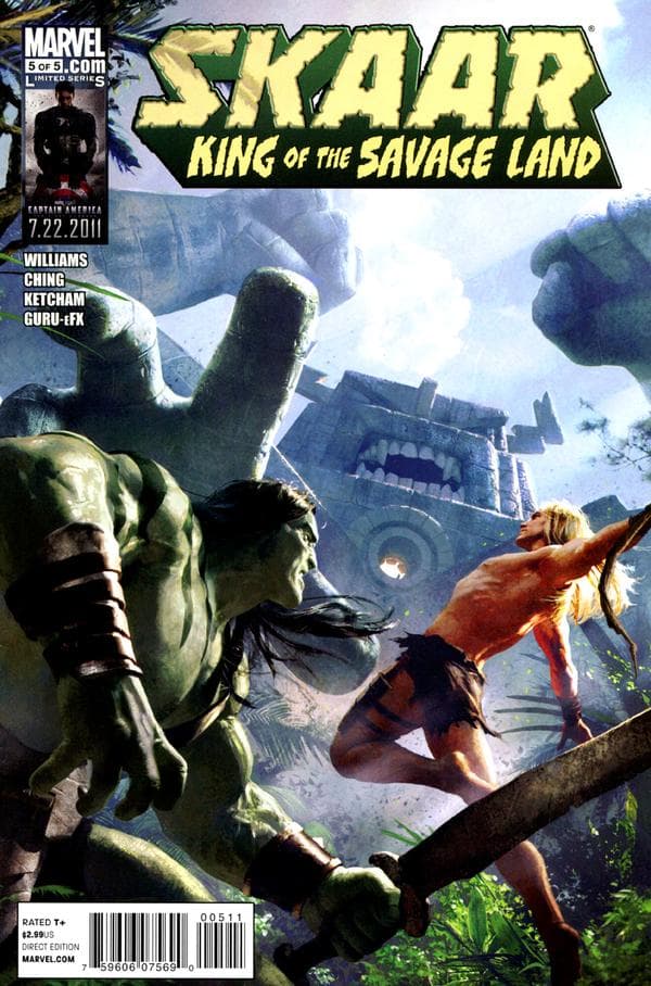 Skaar: King of the Savage Land #5 cover