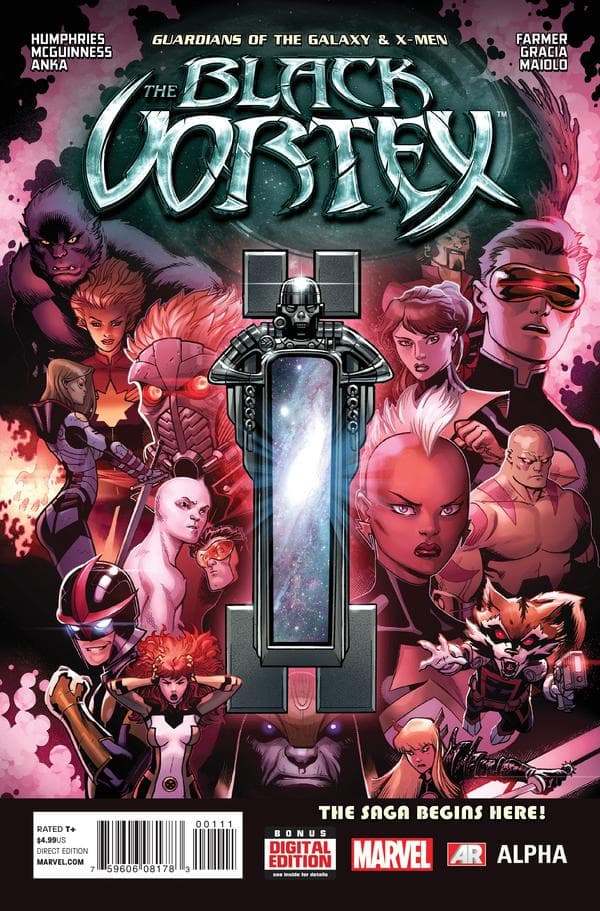 Guardians of the Galaxy & X-Men: The Black Vortex Alpha #1 cover