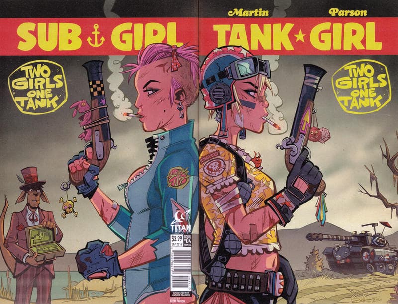 Tank Girl: Two Girls One Tank #4 cover