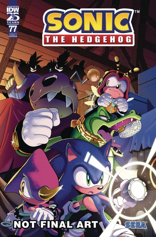 Sonic the Hedgehog #77 cover