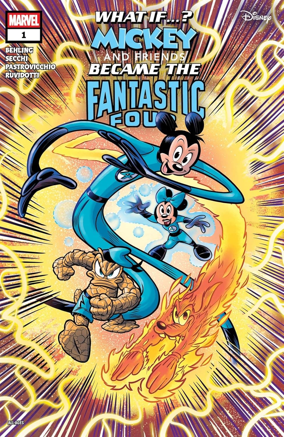 What if...? Mickey and Friends Became the Fantastic Four? #1 cover
