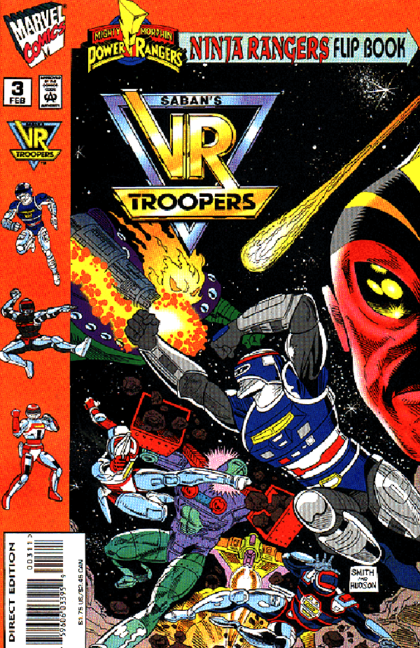 Saban's Mighty Morphin Power Rangers: Ninja Rangers/VR Troopers #3 cover