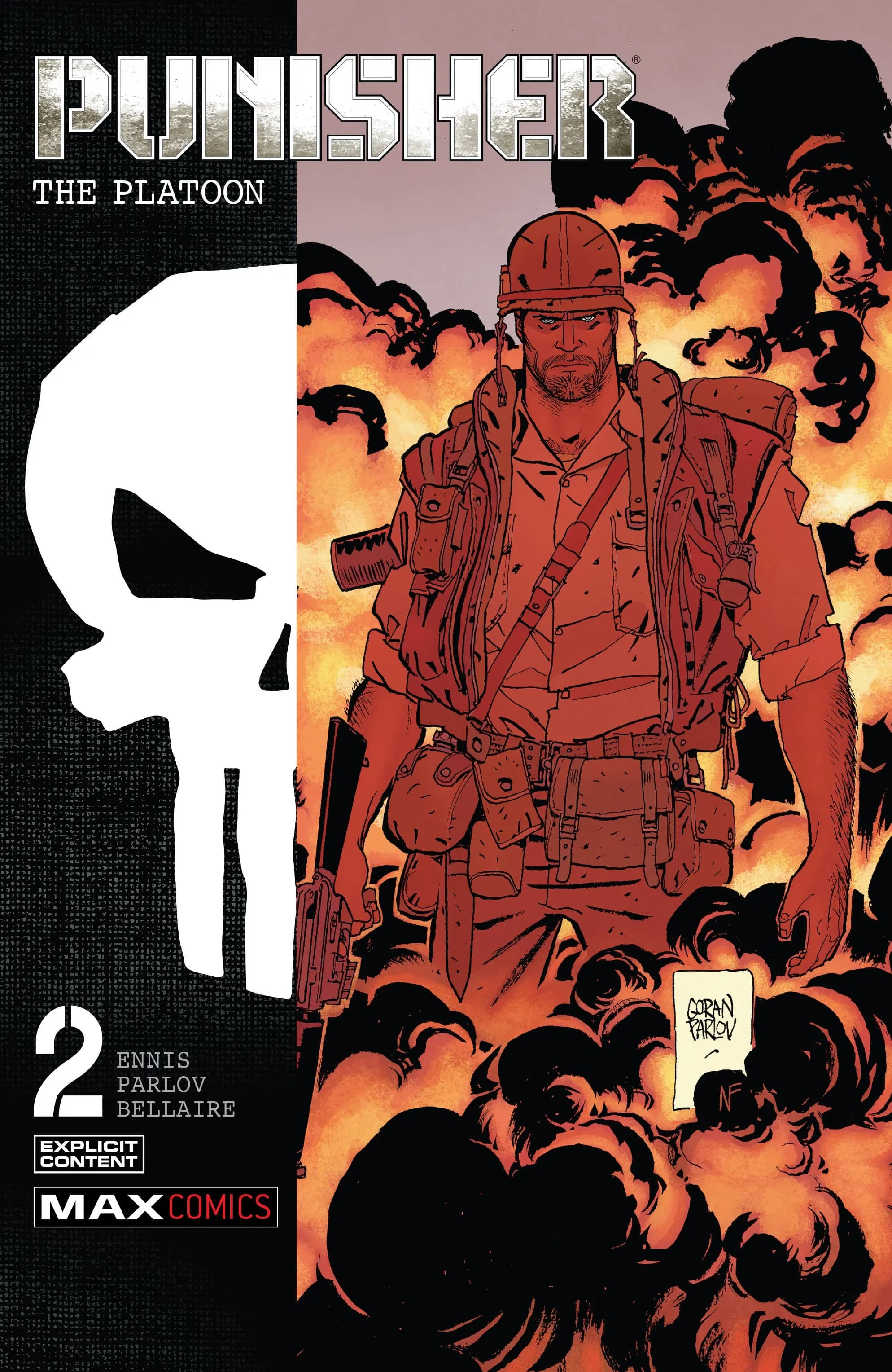 Punisher: The Platoon #2 cover