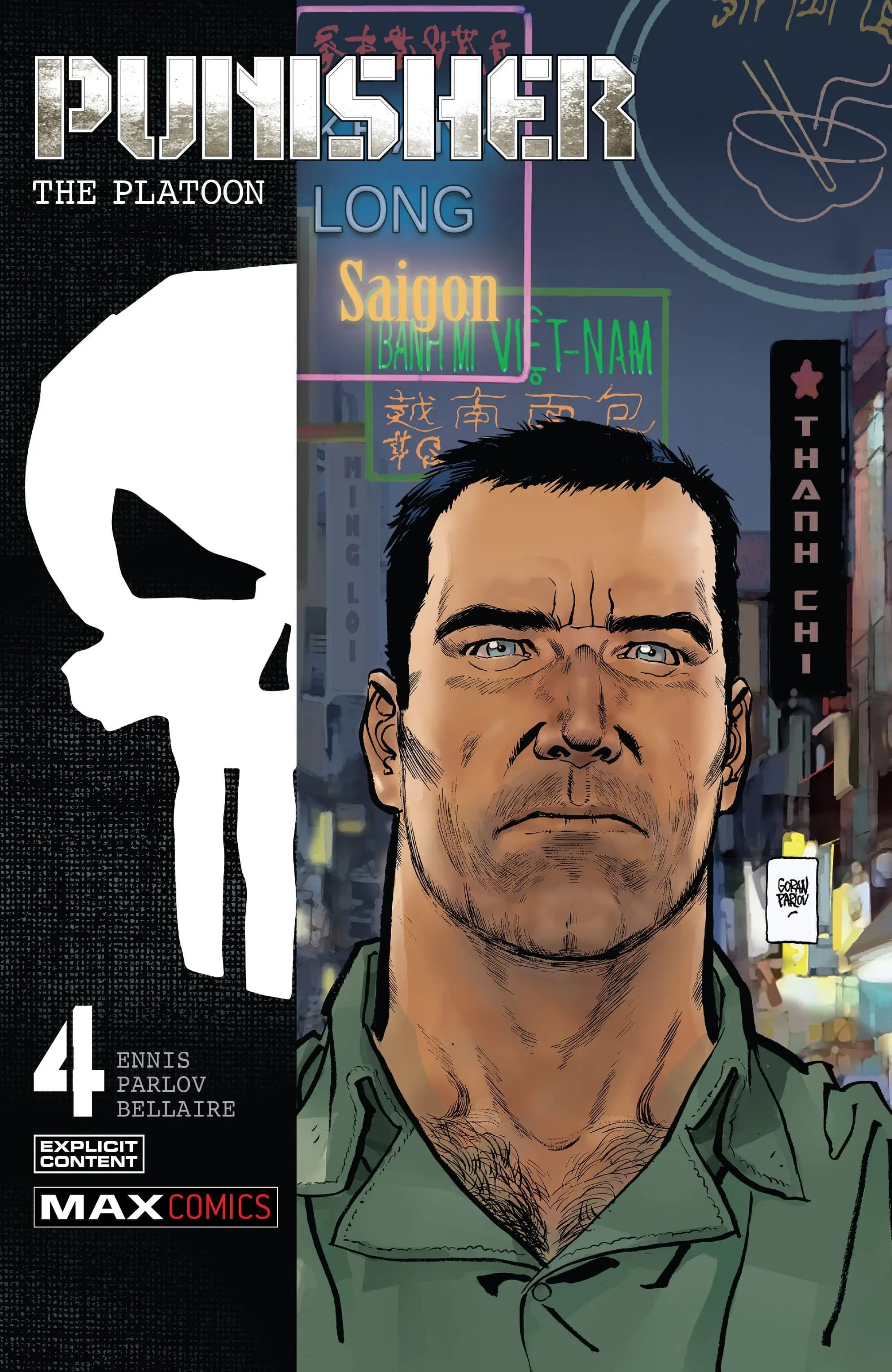 Punisher: The Platoon #4 cover