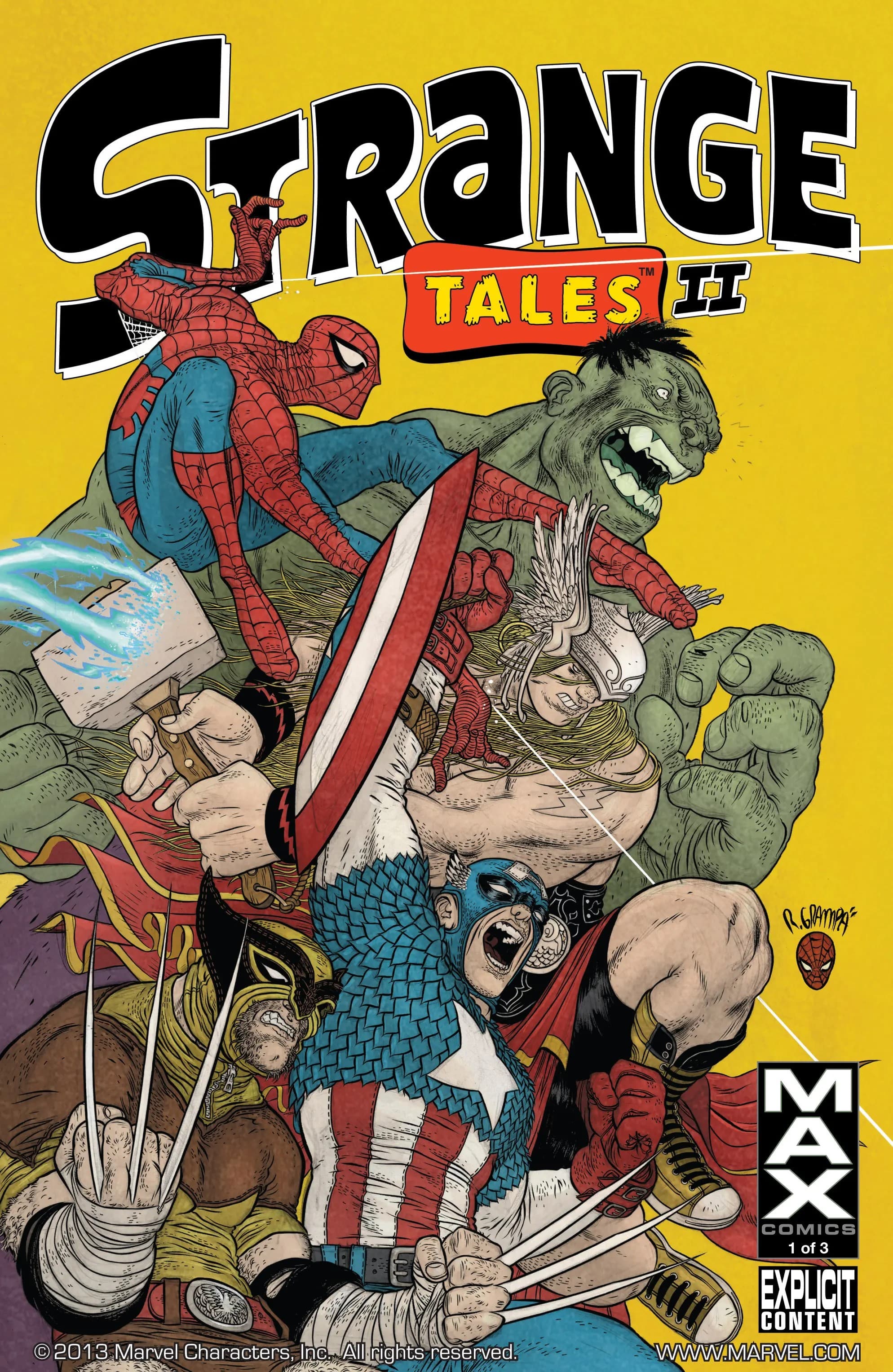 Strange Tales II #1 cover