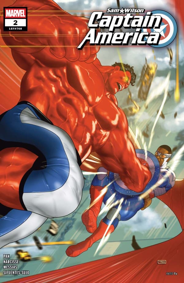 Sam Wilson: Captain America #2 cover