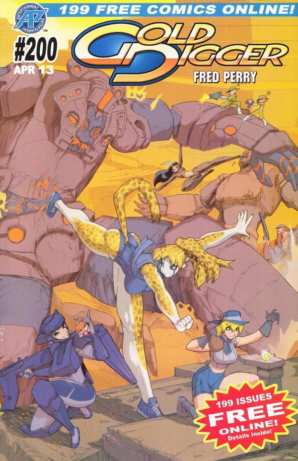 Gold Digger #200 cover