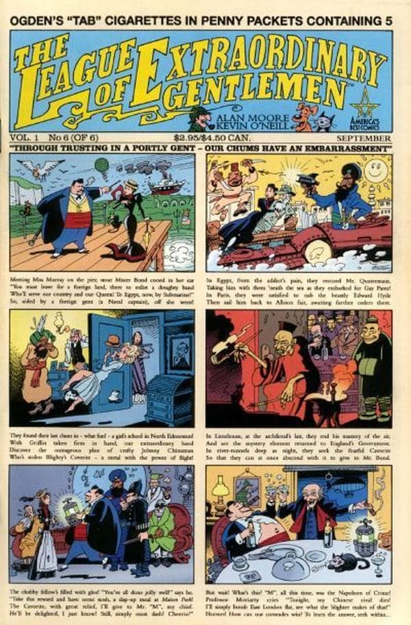 The League of Extraordinary Gentlemen #6 cover
