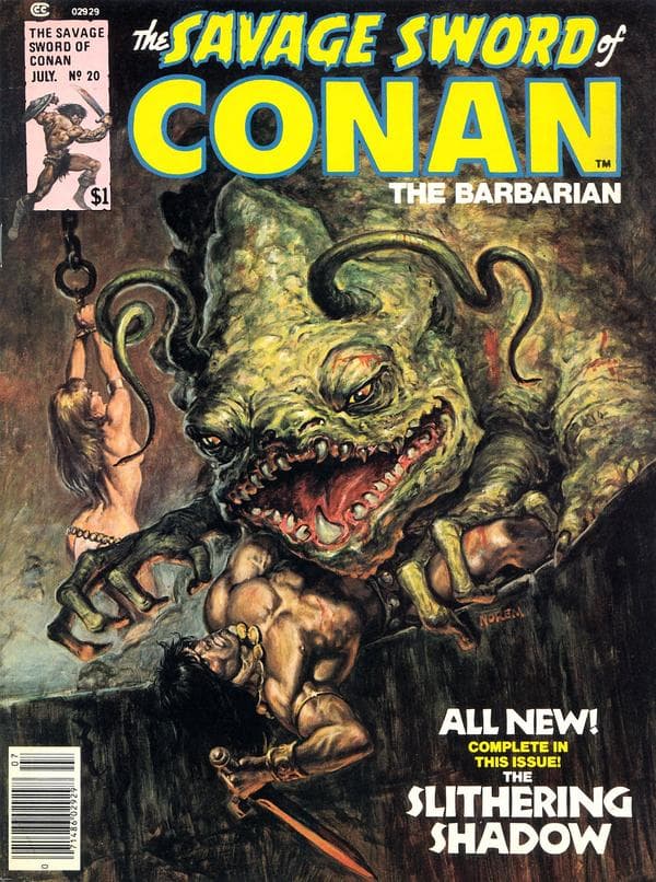 The Savage Sword of Conan #20 cover