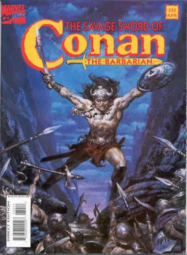 The Savage Sword of Conan #232 cover