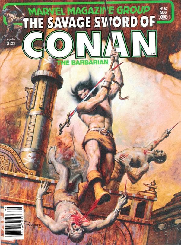 The Savage Sword of Conan #67 cover