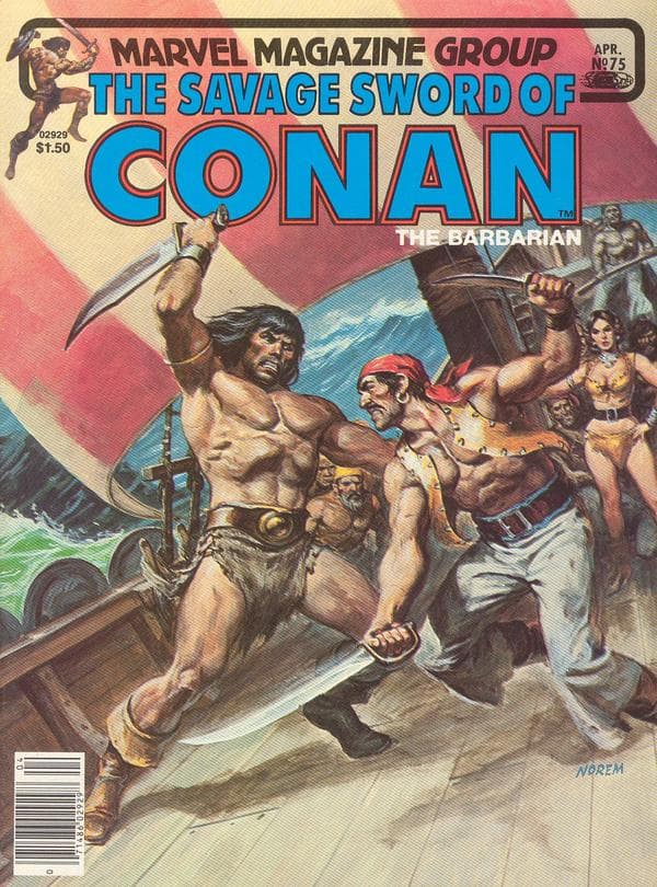The Savage Sword of Conan #75 cover
