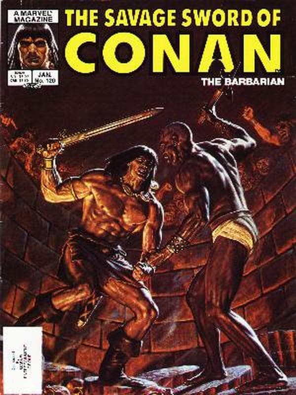 The Savage Sword of Conan #120 cover