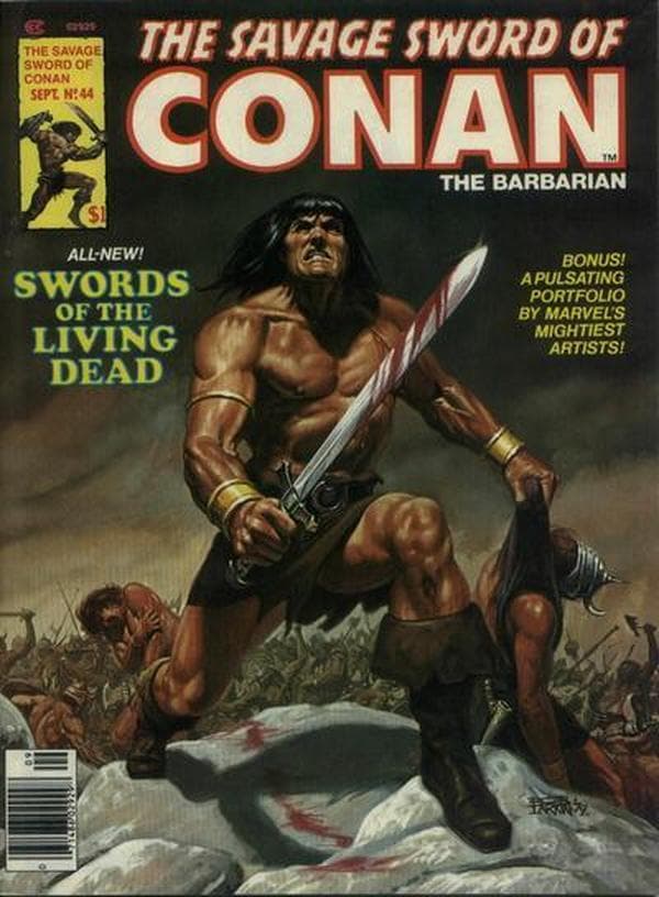 The Savage Sword of Conan #44 cover
