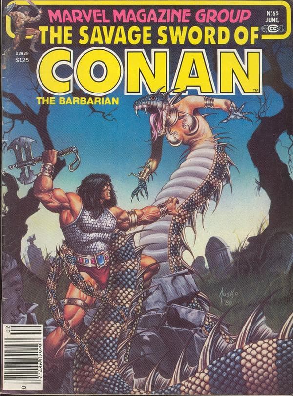 The Savage Sword of Conan #65 cover