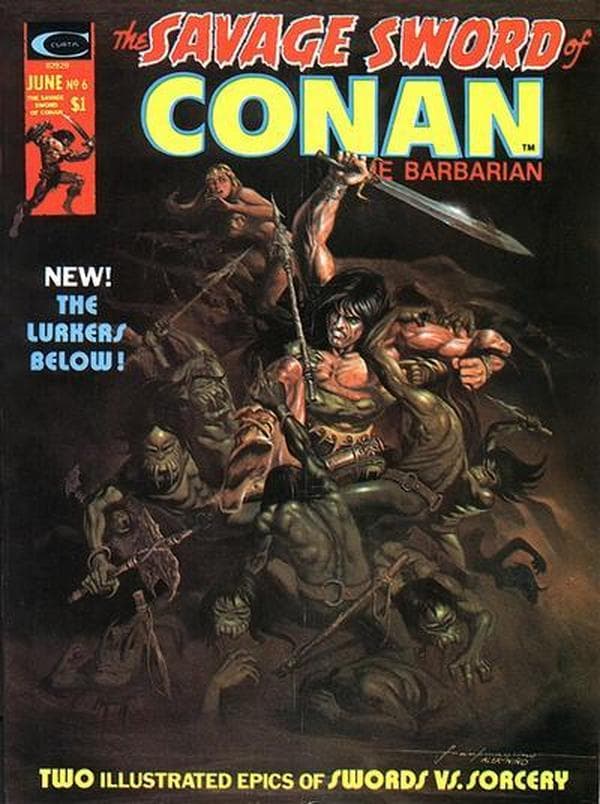 The Savage Sword of Conan #6 cover