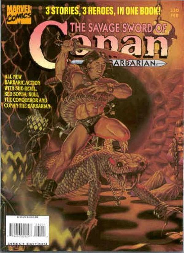 The Savage Sword of Conan #230 cover