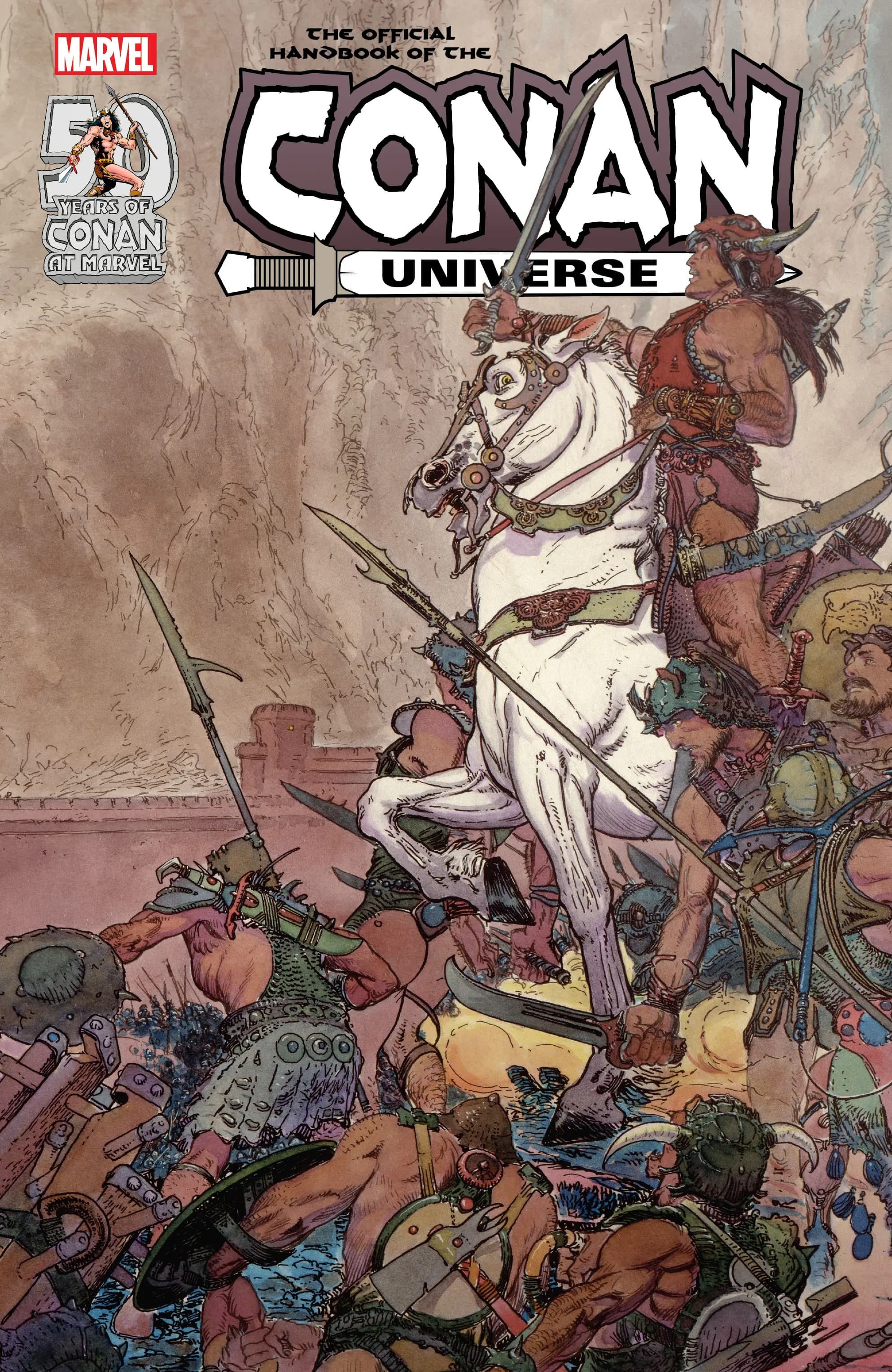 The Official Handbook of the Conan Universe Anniversary Edition cover — © Marvel Comics