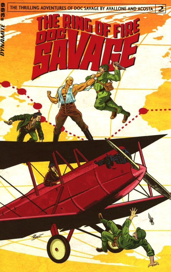 Doc Savage: The Ring of Fire #2 cover