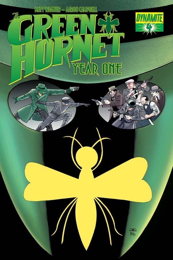 Green Hornet: Year One #4 cover