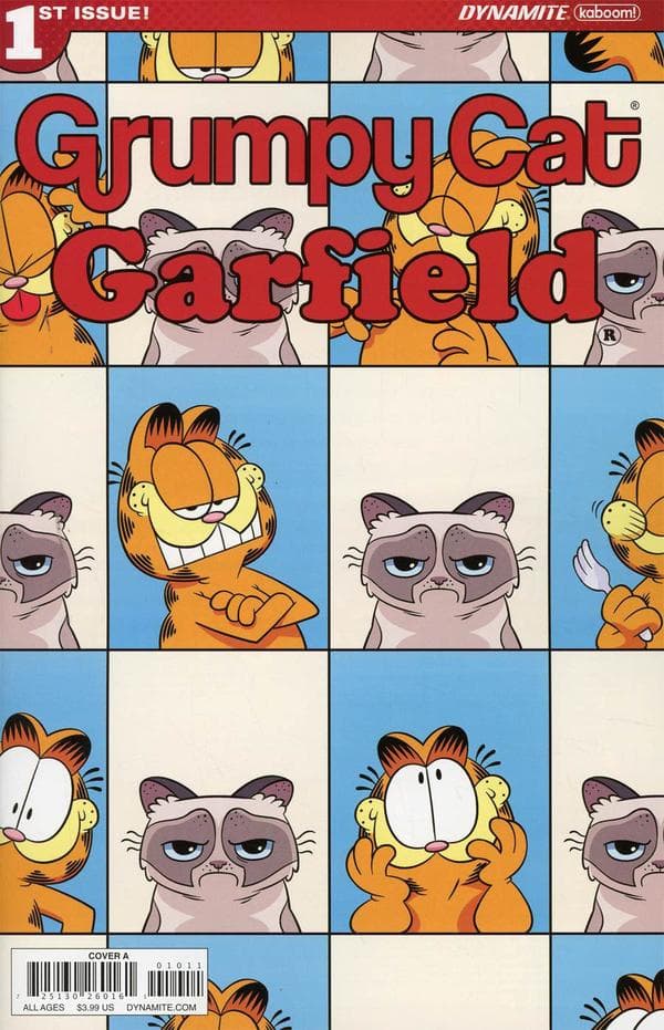 Grumpy Cat/Garfield #1 cover
